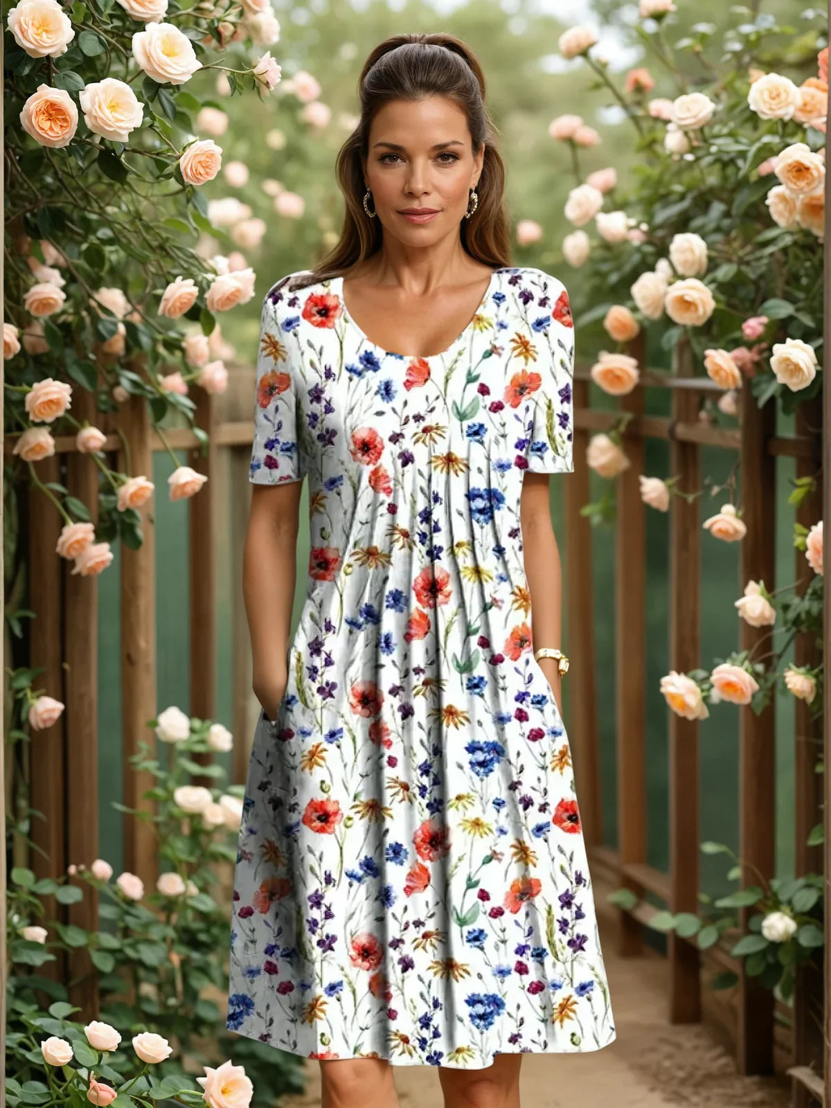 Marga | Elegantna haljina koja prekriva trbuh