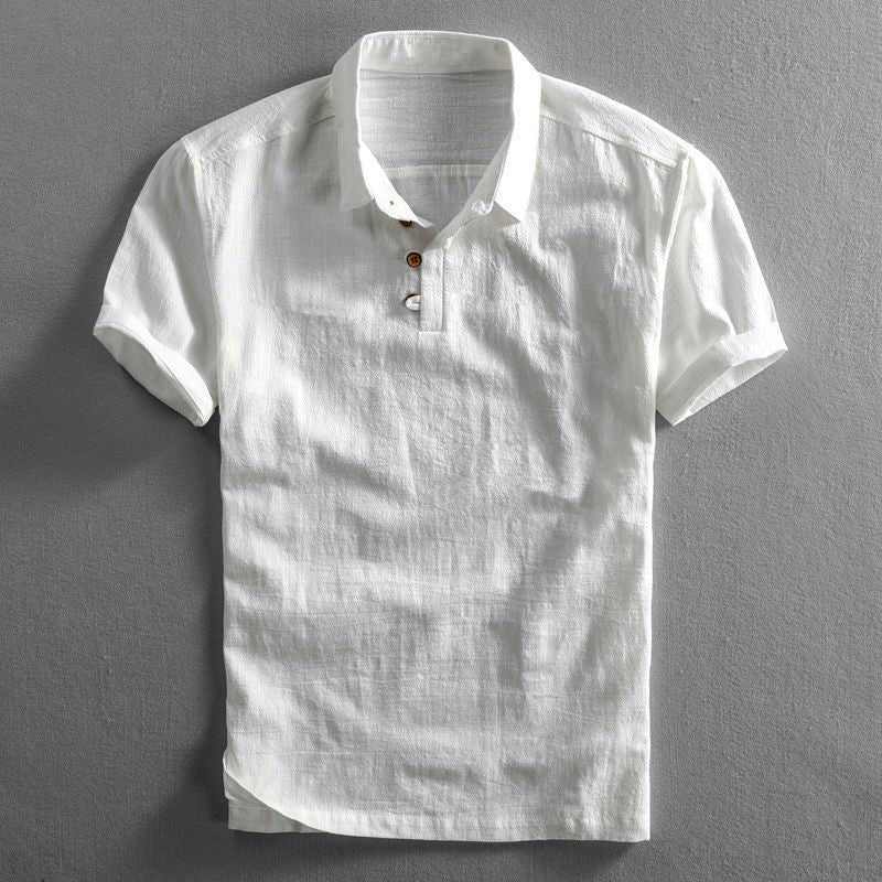 Capri | Ανδρικό Polo από Λινό και Βαμβάκι