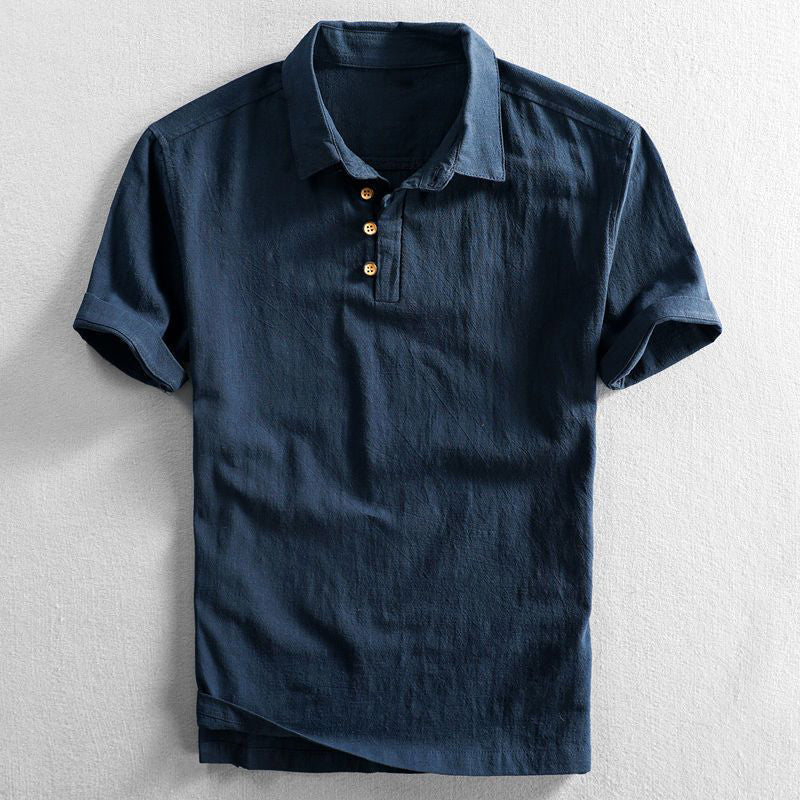 Capri | Ανδρικό Polo από Λινό και Βαμβάκι