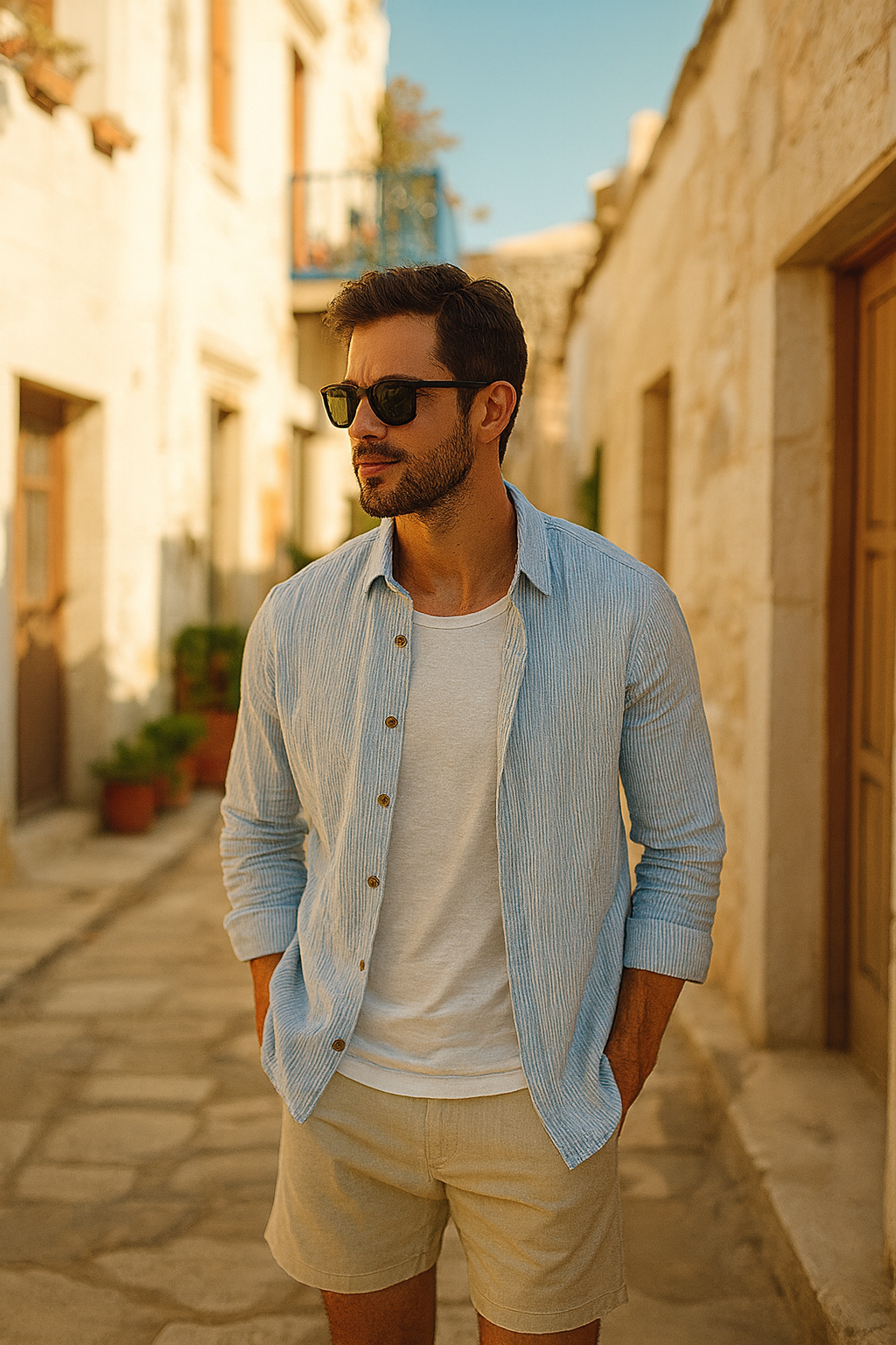 Nicholas | Ανδρικό Λινό Πουκάμισο