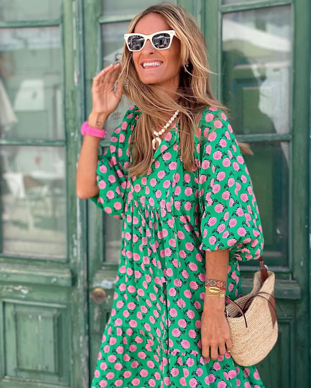 Fleur | Μάξι Boho φόρεμα